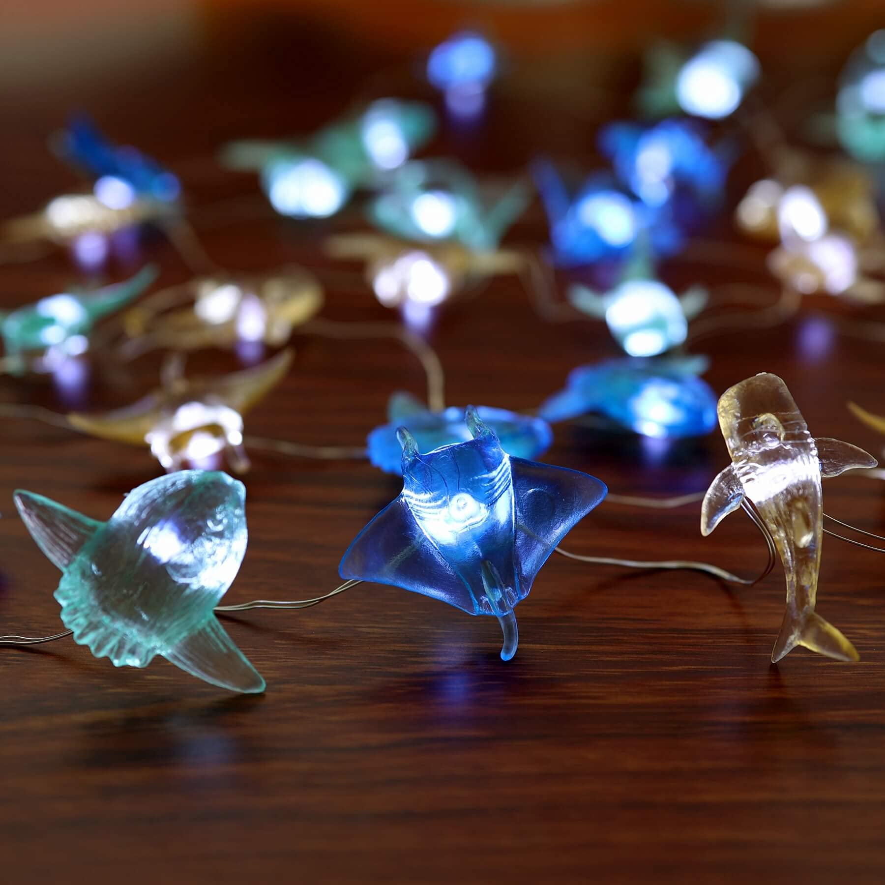 Ocean Fairy String Lights - 30 LED Marine Life Decor for Bedroom & Parties