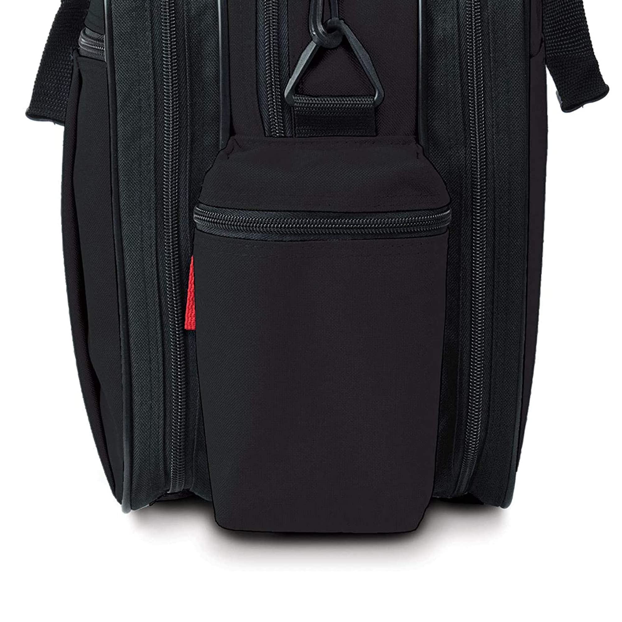 ASA TECHMED Professional Nursing Bag with Multiple Compartments - Durable Medical Shoulder Bag for Nurses, Doctors & EMTs | Water-Resistant Nylon | Adjustable Straps | Ideal for Hospital Rounds, Home Visits & Emergency Response (Black)