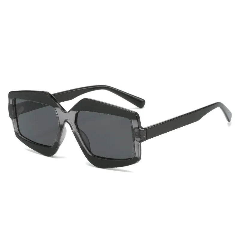 CCspace Unisex Full Rim Square Plastic Eyeglasses & Sunglasses 56825 - Stylish Reading Glasses for Men and Women, Perfect for Office, Driving, and Outdoor Activities