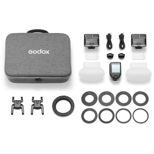 Godox MF12 Dental Macro Flash Kit for Sony Cameras - Professional Dental Photography Lighting for Close-Up Shots, Perfect for Dentists & Orthodontists