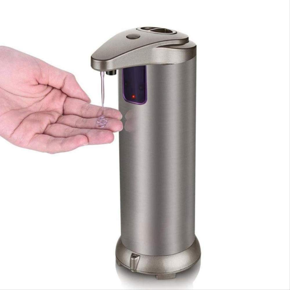 **Dalovy 280ML Automatic Sensor Soap Dispenser - Waterproof Stainless Steel Touchless Hand Sanitizer & Liquid Soap Pump for Bathroom, Kitchen, Office & Public Spaces**