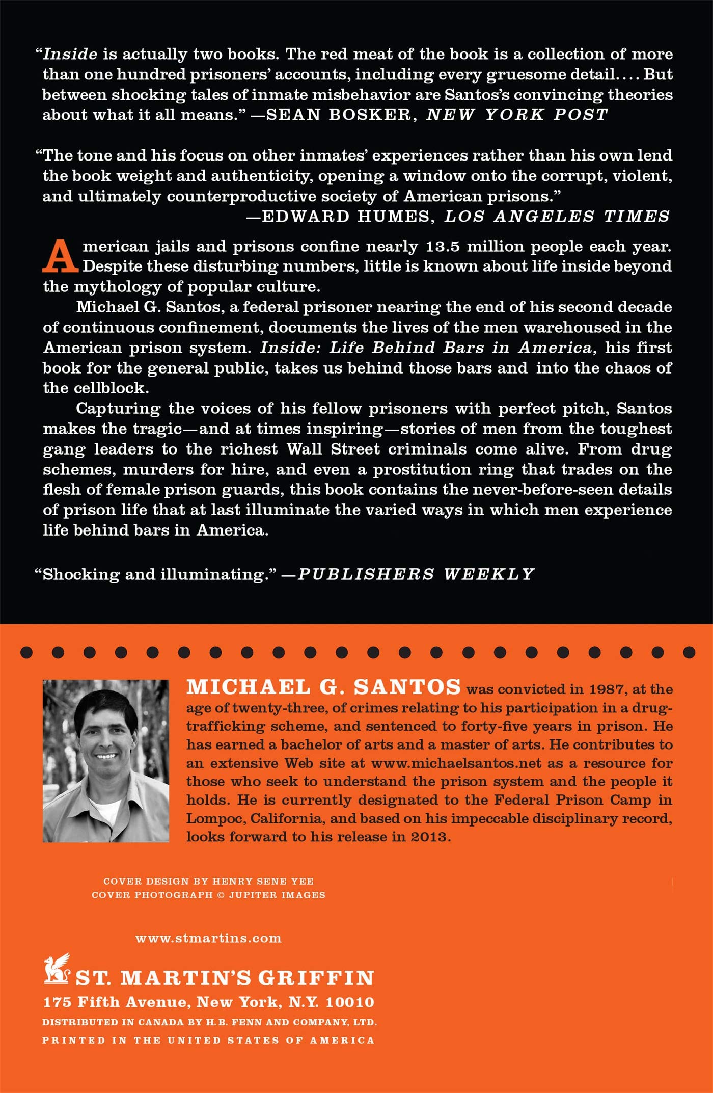 Inside: Life Behind Bars in America - True Prison Stories & Criminal Justice Insights | Perfect for Book Clubs, Sociology Studies & Crime Documentary Fans