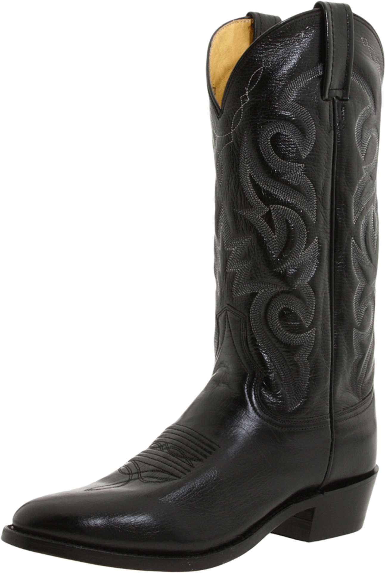 Dan Post Men's Milwaukee Round Toe Casual Boots - Mid Calf Western Boots for Men - Black Leather Cowboy Boots Size 10 D - Perfect for Country Dancing, Rodeo & Everyday Wear