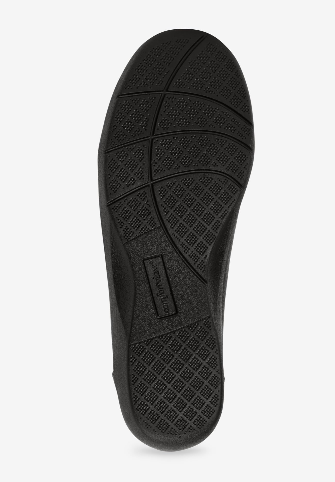 Comfortview Women's Wide Width The Gab Flat Shoes - Comfortable Slip-On Loafers for Casual Wear & Office Outfits