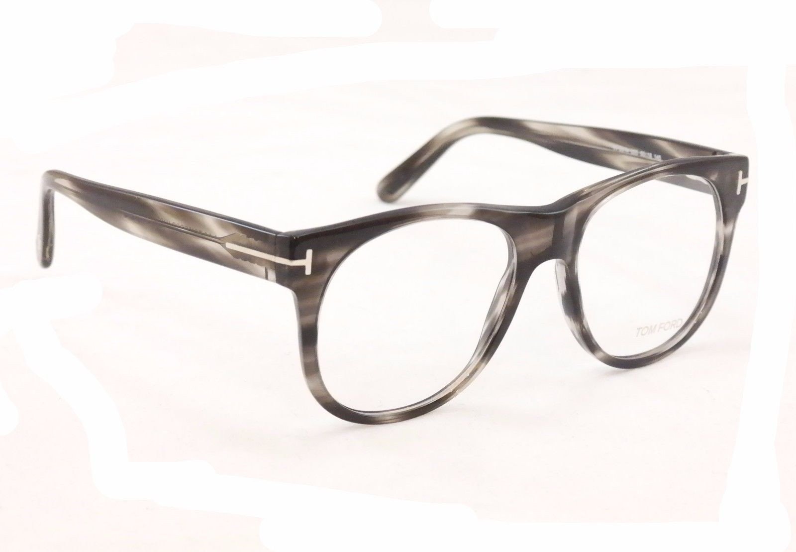 Tom Ford TF5314 020 Black Tortoise Plastic Eyeglasses Frame - Made in Italy - 55-18-145 Size - Premium Designer Glasses for Men & Women - Perfect for Office, Reading & Fashion Accessories
