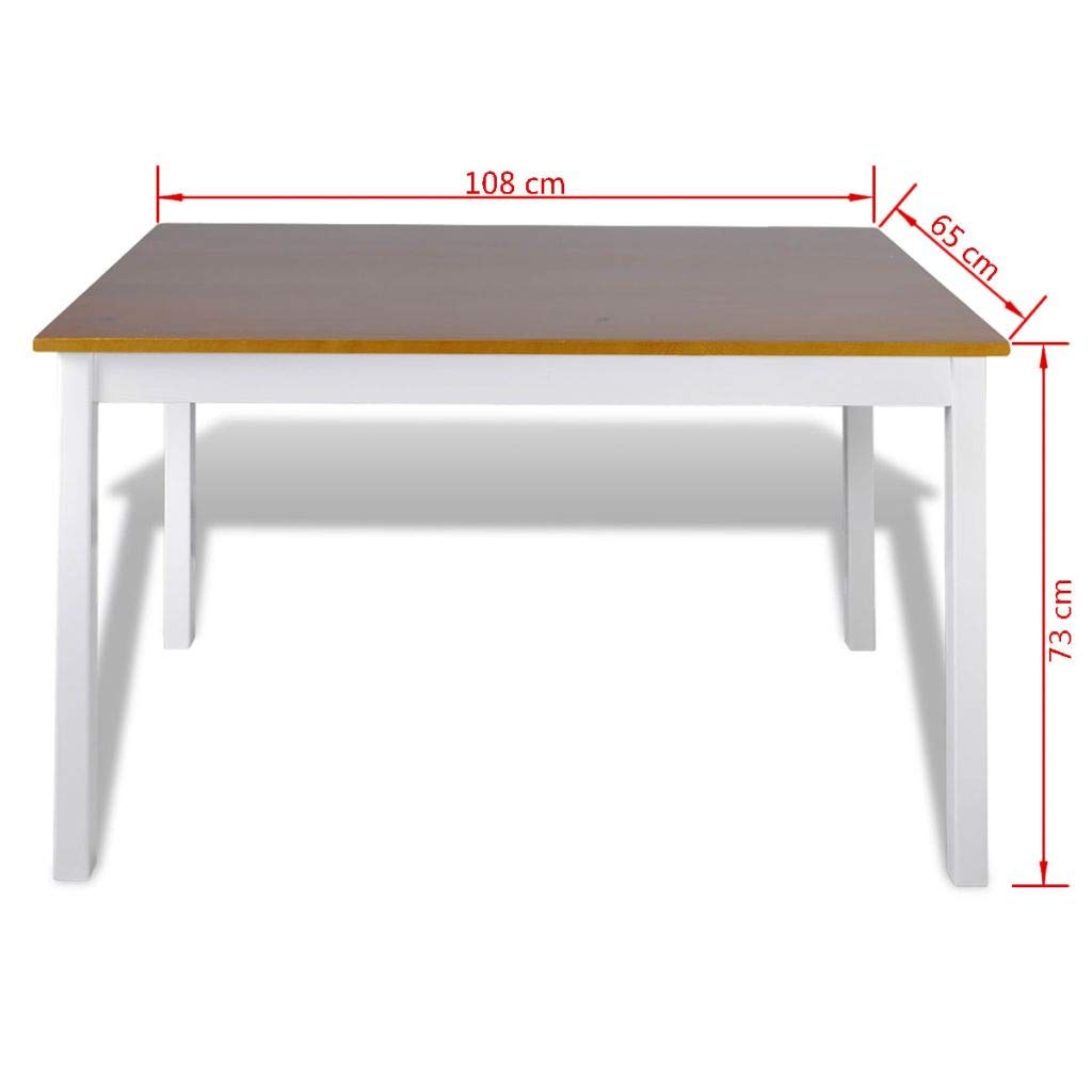 5-Piece Counter Height Dining Set with Table & 4 Chairs - Compact Kitchen Table Set for 4 People - Perfect for Small Spaces, Apartments & Breakfast Nooks