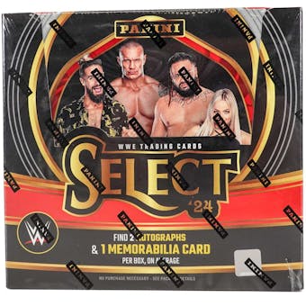 2024 Panini Select WWE Wrestling Trading Cards Hobby Pack - Collectible Cards for WWE Fans & Enthusiasts | Perfect for Trading, Collecting, and Displaying