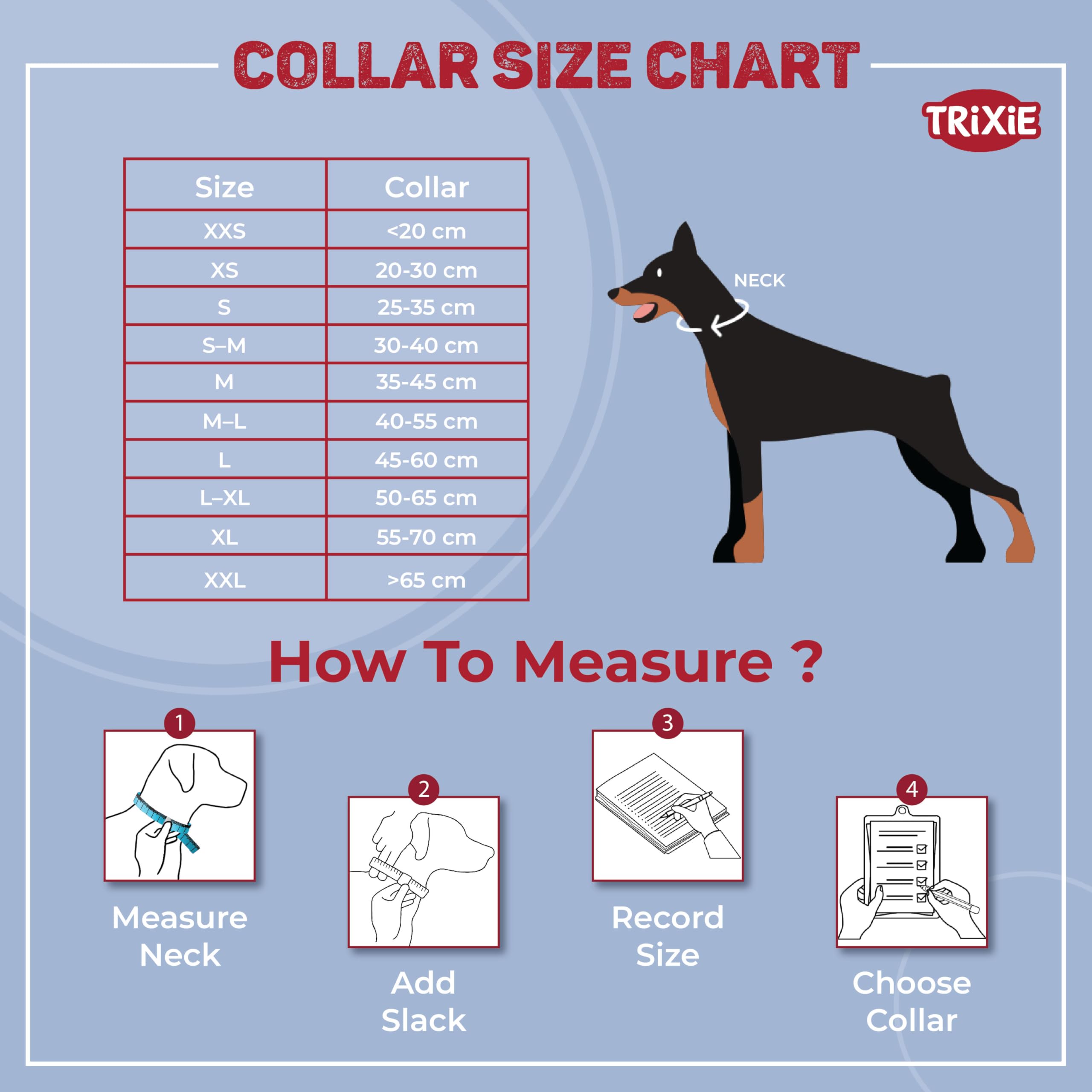 Premium TRIXIE Softline Elegance Adjustable Dog Collar - Nylon Material with Padded Buckle for Comfort (Small-Medium, Mint/Teal, 23cm x 4.5cm) - Perfect for Daily Walks, Training & Fashionable Pet Accessories