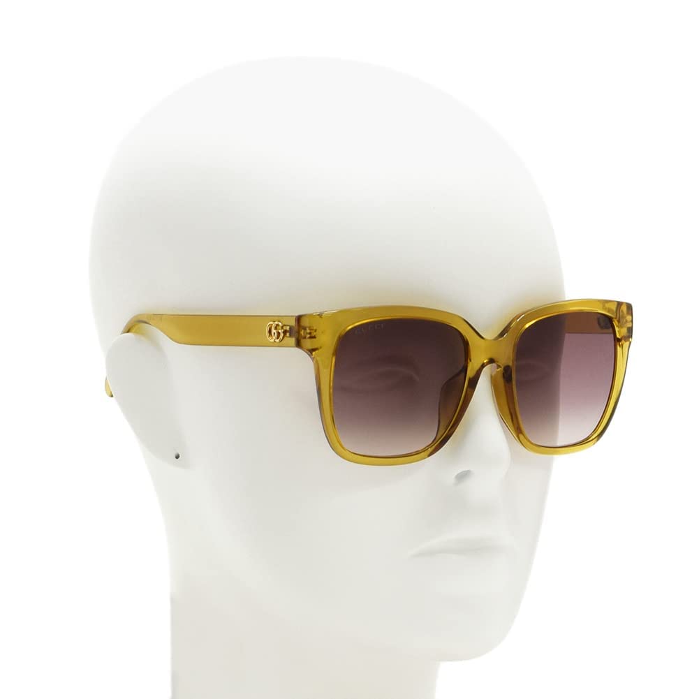 Gucci GG0715SA 53mm Cat Eye Sunglasses for Women - UV Protection, Luxury Designer Shades for Fashion & Outdoor Activities