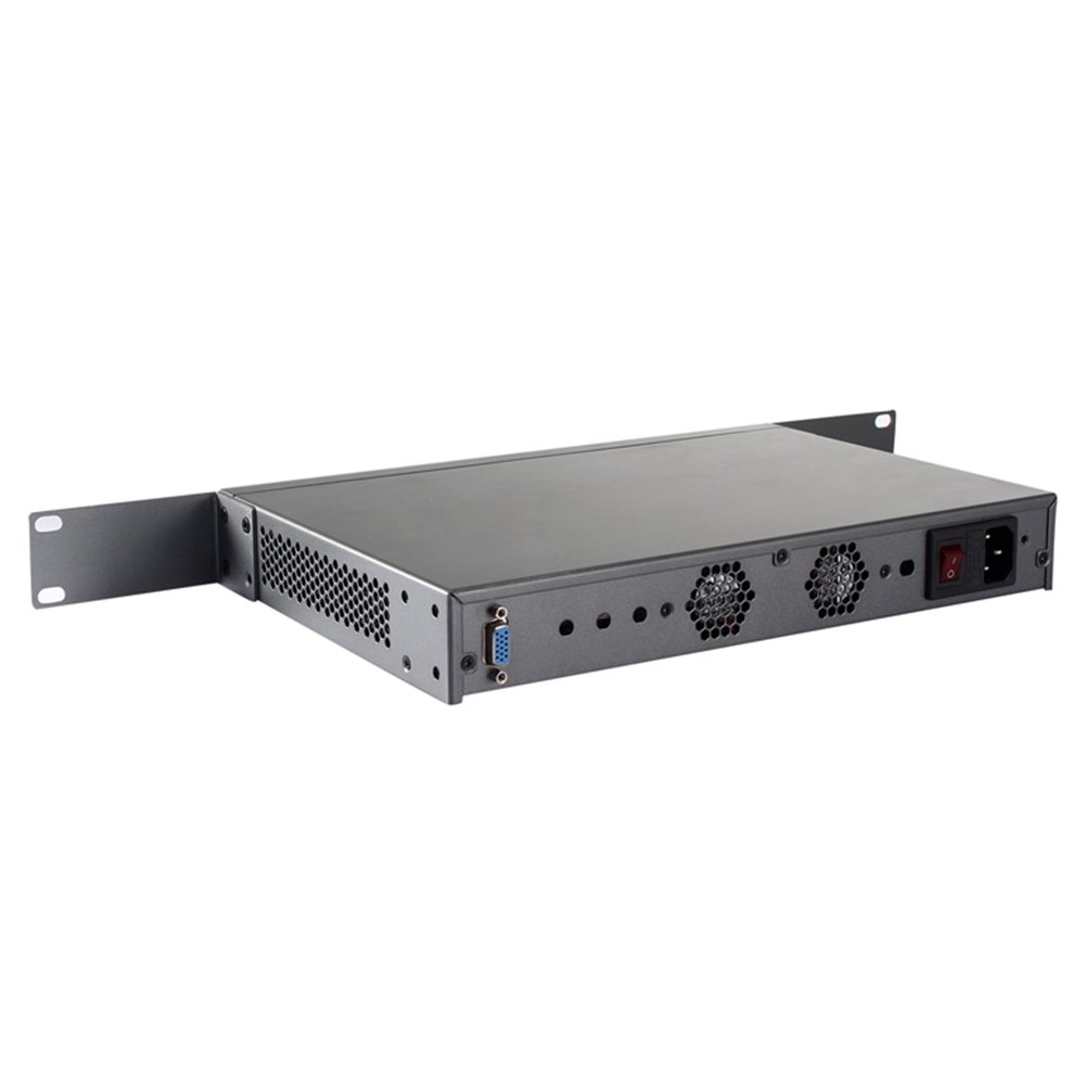 Intel I3 3110M/3120M Firewall VPN Network Security Micro Appliance - 6 Gigabit LAN Ports, 2 USB, COM & VGA Ports (Barebone No RAM/Storage/OS) - Ideal for Small Business Network Security & Home Office VPN Setup