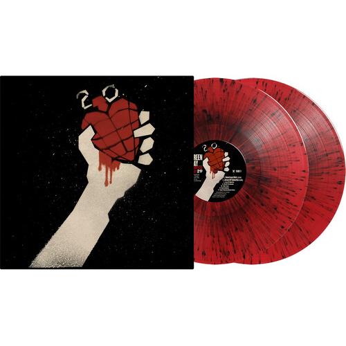 Green Day - American Idiot (20th Anniversary Limited Edition Red & Black Splatter Vinyl 2LP) | Punk Rock Music Album for Collectors & Home Listening