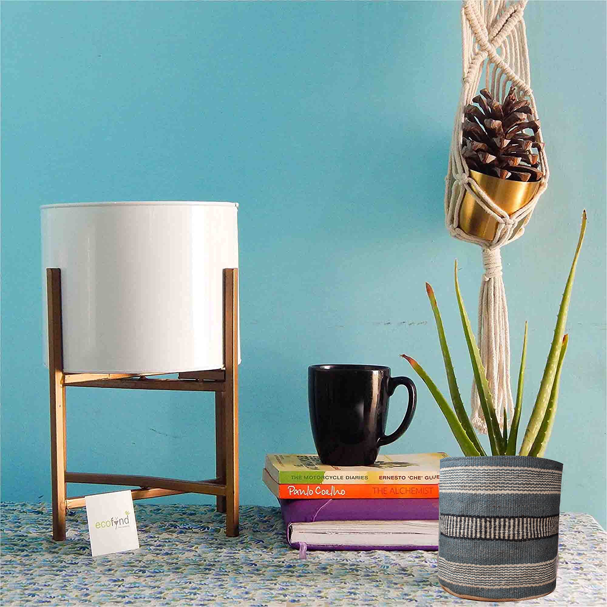 Modern Woven Planter Basket for 10