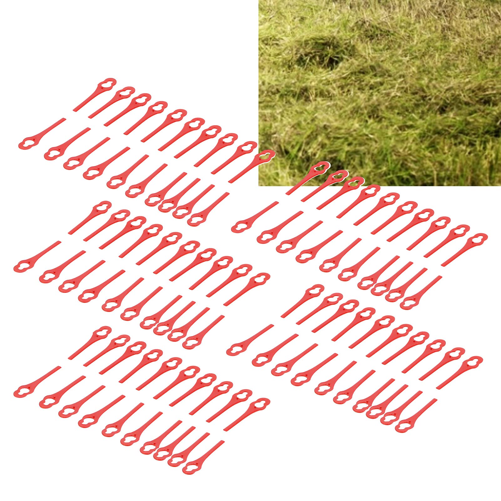 Durable Lawn Mower Replacement Blades - High-Performance Wear-Resistant Cutting Blades for Professional & Home Garden Use | Perfect for Lawn Maintenance & Landscaping