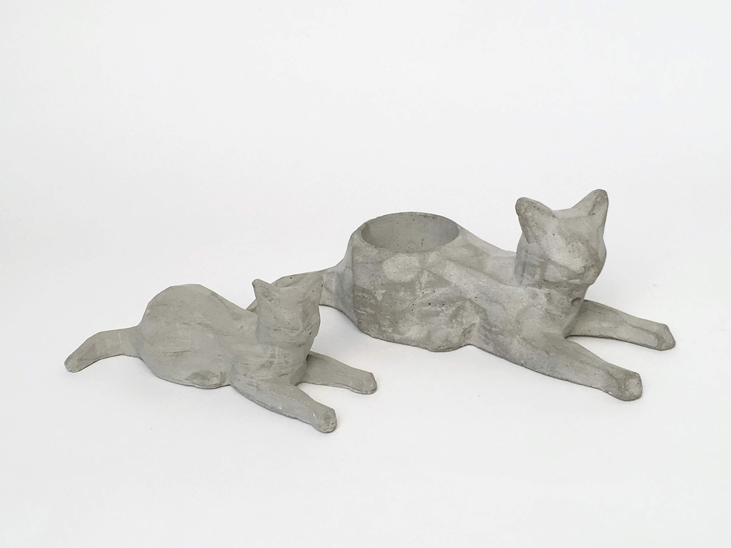 DIY Cat Silicone Mold for Planters - Cute Home & Desk Decor Sculpture - Perfect for Succulents, Candles, and Resin Crafts