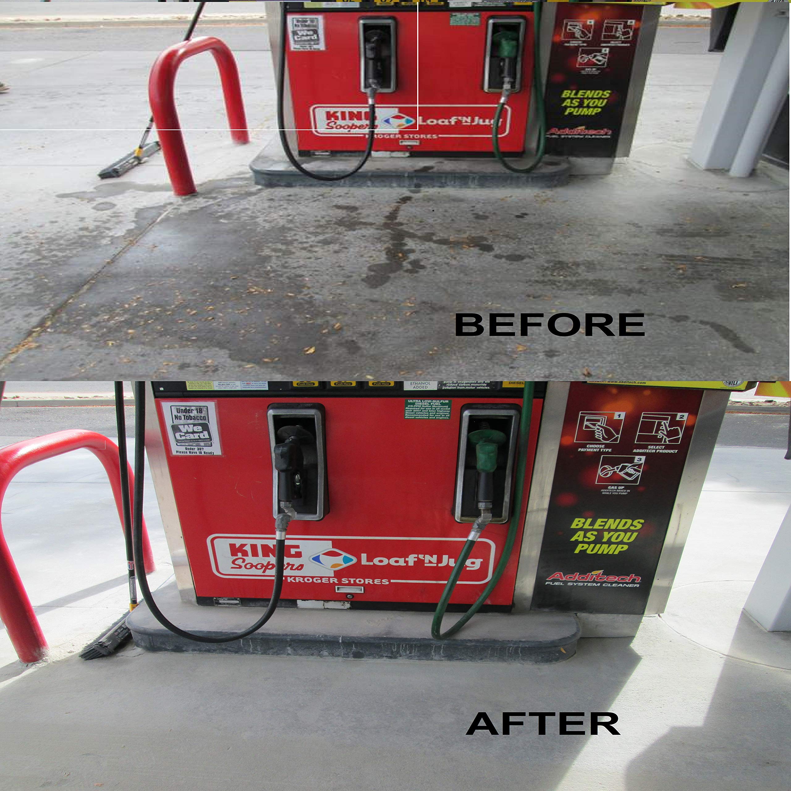 Oil Stain Remover for Concrete – Powerful 2 Lb Oil Stain Banisher | Driveway, Garage & Patio Cleaner