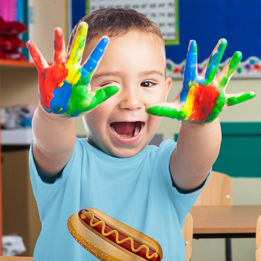 Funny Hot Dog Toddler T-Shirt - Cute Cotton Tee for Boys & Girls (3T) - Aqua Blue Meat Design - Perfect for Playdates, Birthday Parties & Family Outings
