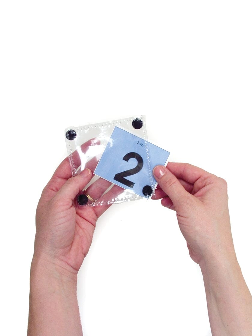 6 Pack Clear Cube Pockets for 6