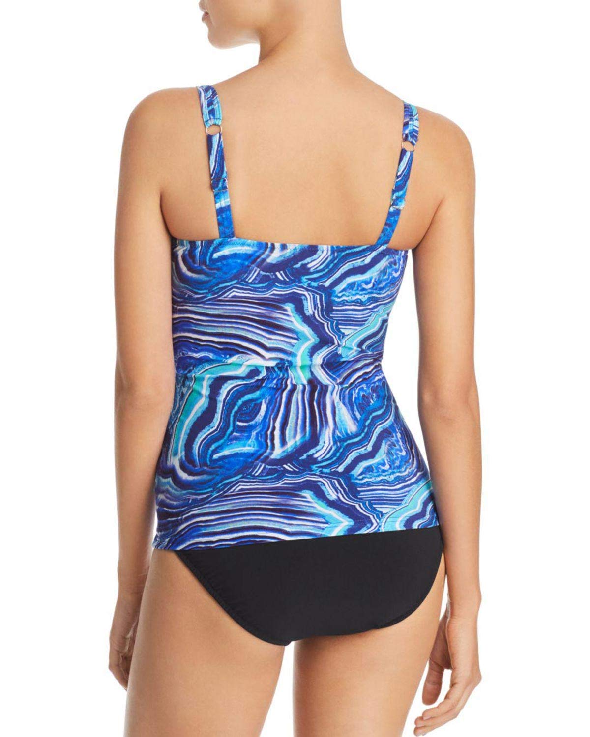 Profile by Gottex Women's Standard Triple Strap V-Neck Tankini Top Swimsuit - Stylish Swimwear for Beach, Pool & Vacation | Comfortable & Supportive Bathing Suit for Women