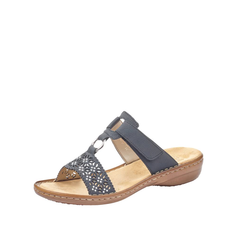 Rieker Women's Comfortable Slip-On Mules - Lightweight Casual Shoes for Walking, Office & Home Use