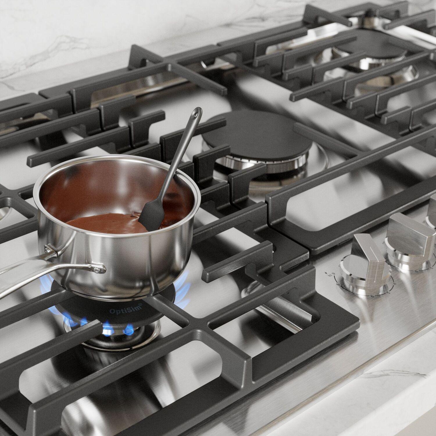 Bosch NGM5059UC 500 Series 30-Inch Stainless Steel Gas Cooktop - Professional Grade for Modern Kitchens | Perfect for Home Chefs & Entertaining Guests