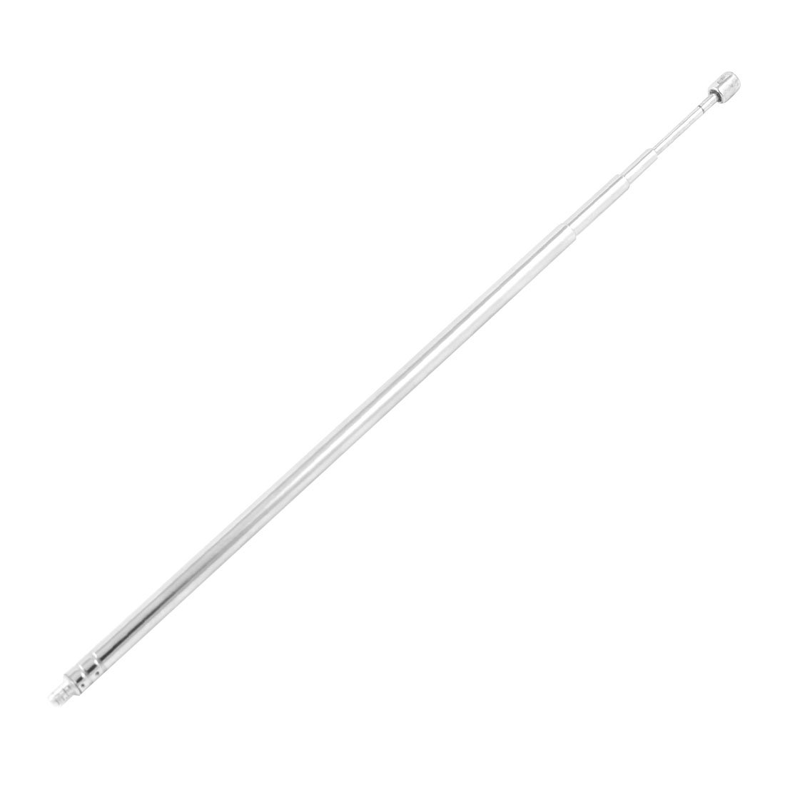 uxcell 4 Section 43cm Universal Telescopic Antenna - Replacement for TV, FM Radio, Scanner & Remote Control - 3mm Threaded Rod for Enhanced Signal Reception at Home or Office