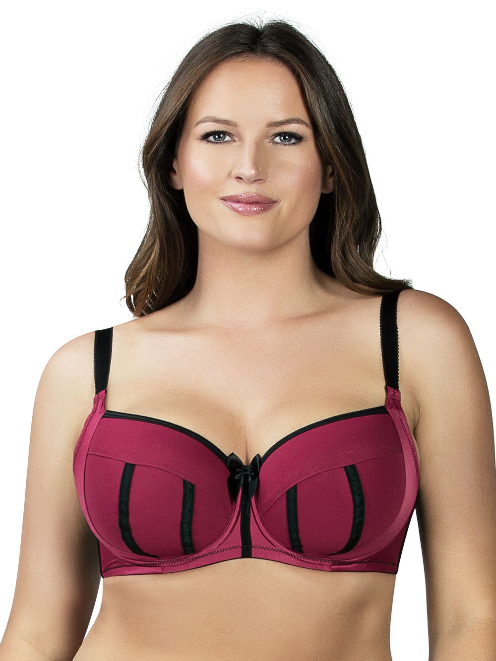 Charlotte Padded Bra - Comfortable Push Up Underwire Bra in Rio Red for Women | Perfect for Everyday Wear, Date Night & Special Occasions