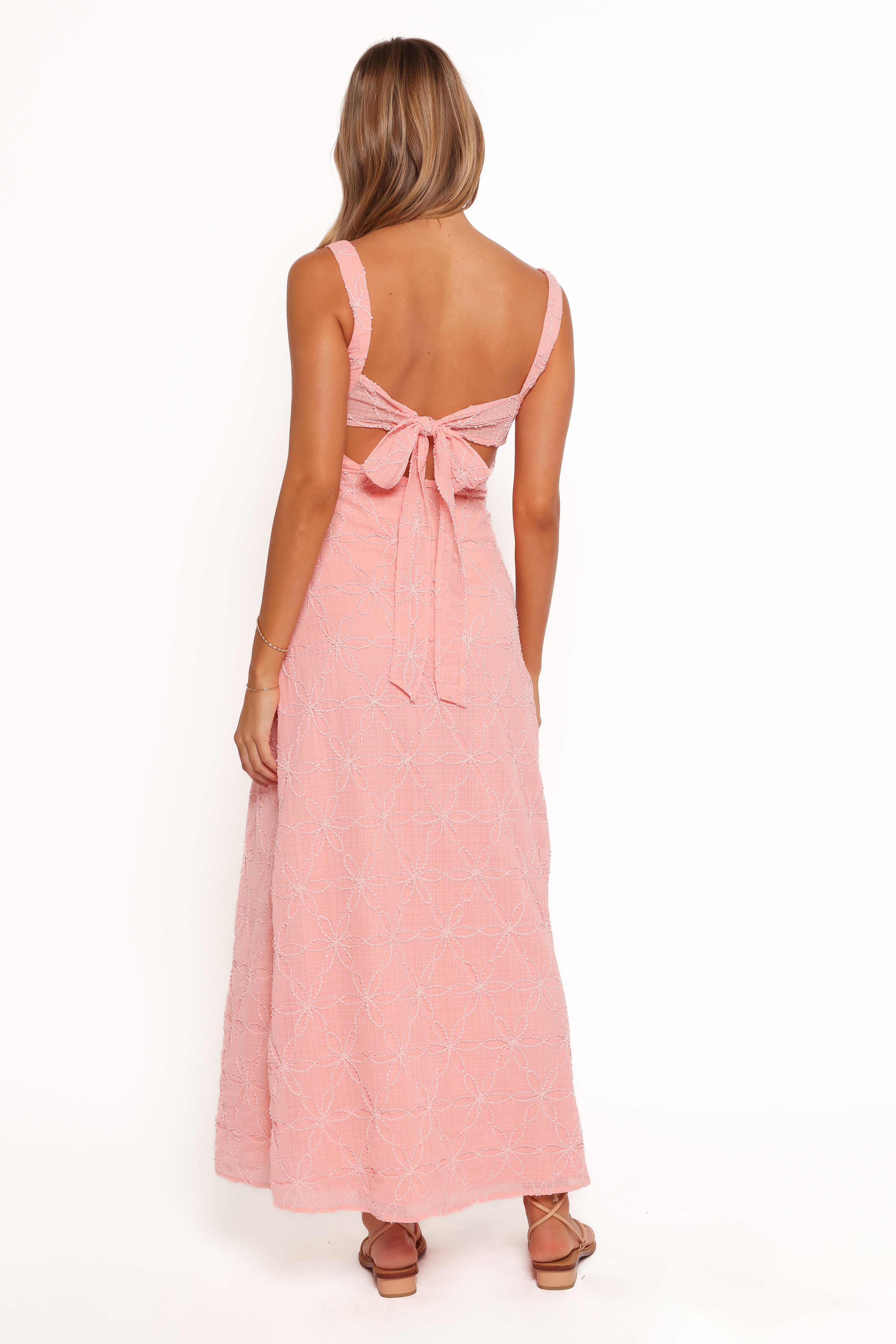 Beryl Maxi Dress for Women - Flowy Long Summer Dress in Pink | Perfect for Beach, Vacation & Casual Wear