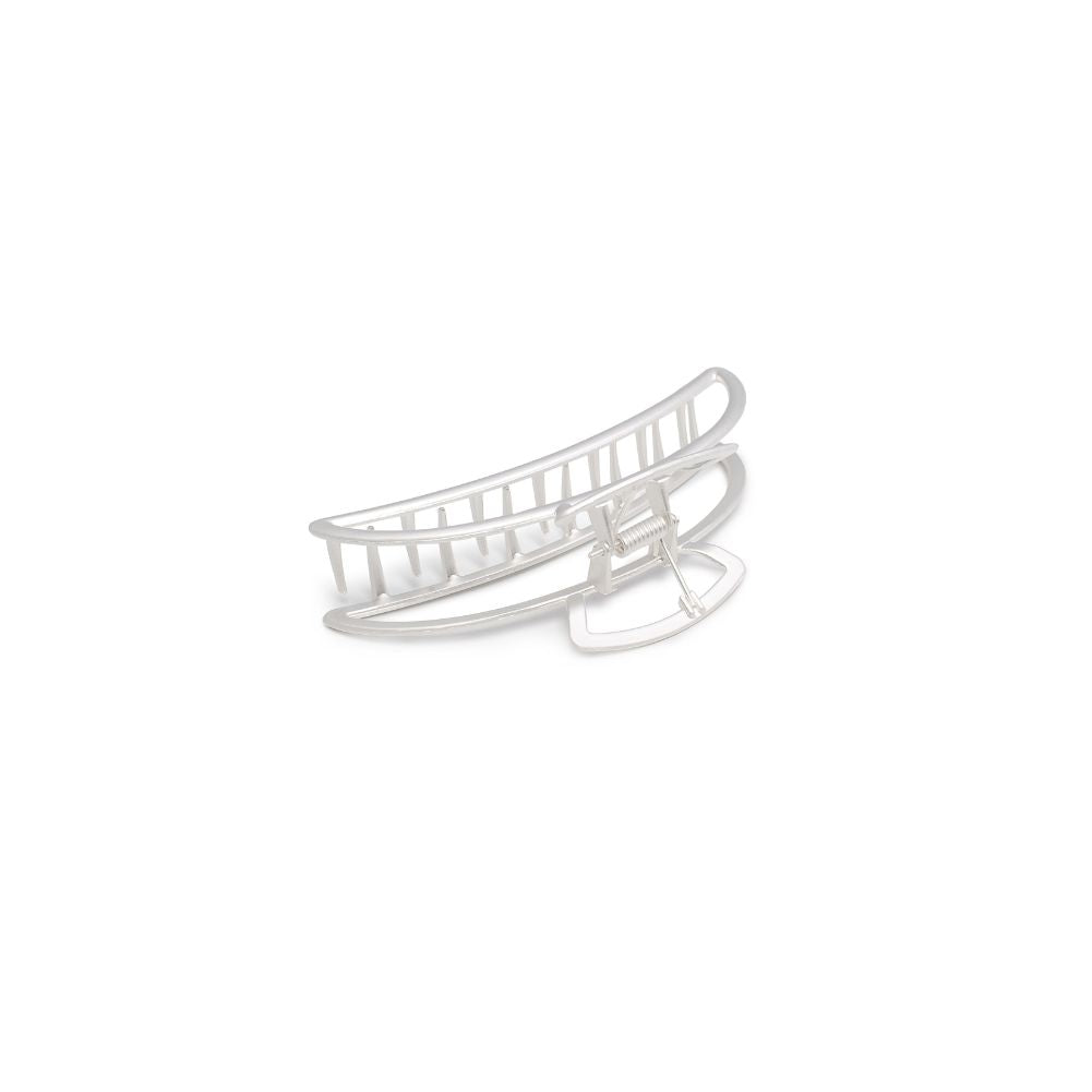 Large Cutout Metal Claw Hair Clip - Strong Hold Hair Claw for Women, Perfect for Thick Hair, Updos, Ponytails & Everyday Styling