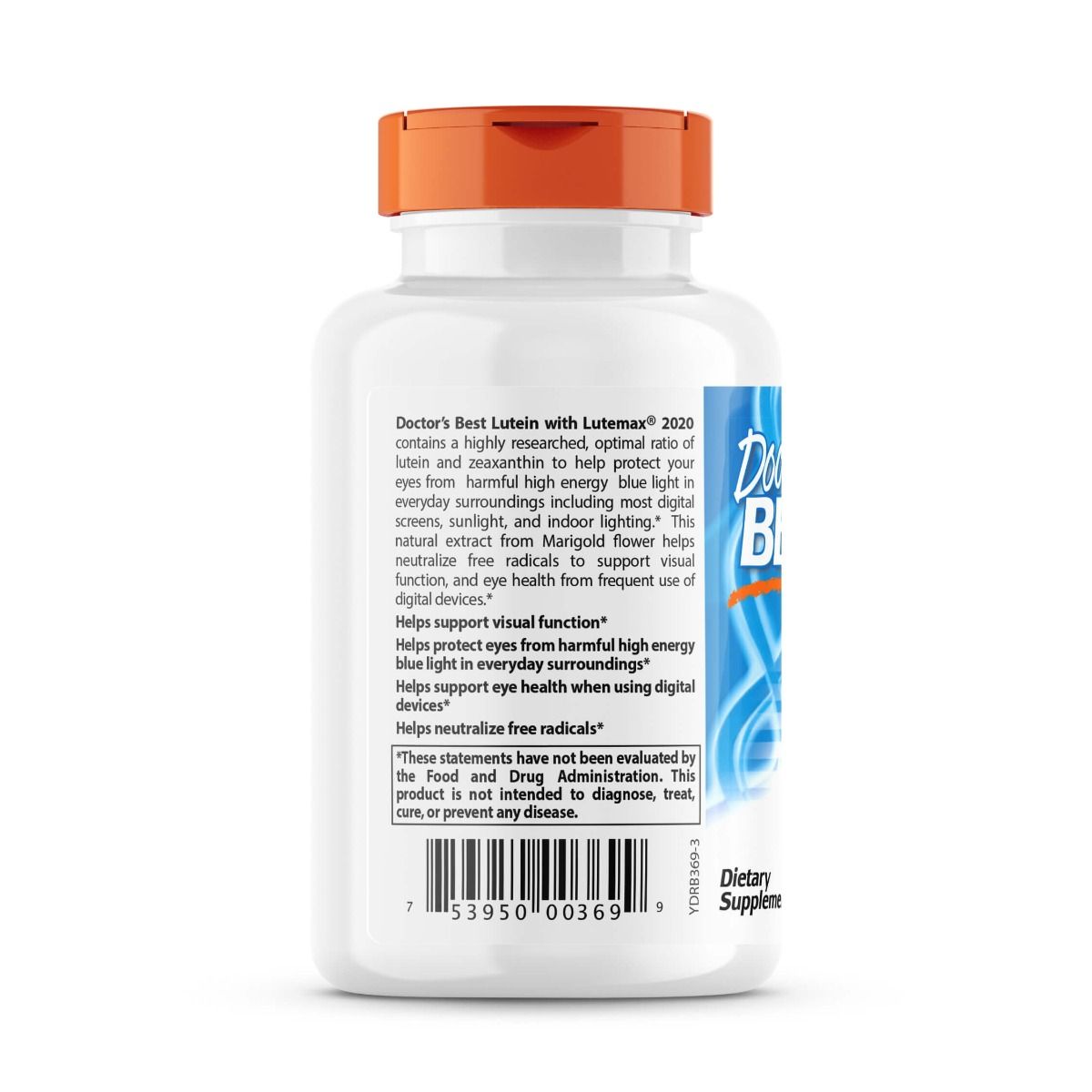 Doctor's Best Lutein with Lutemax 2020 | 20mg Eye Health Supplement | 60 Softgels | Supports Vision & Macular Health | Perfect for Computer Users & Night Driving
