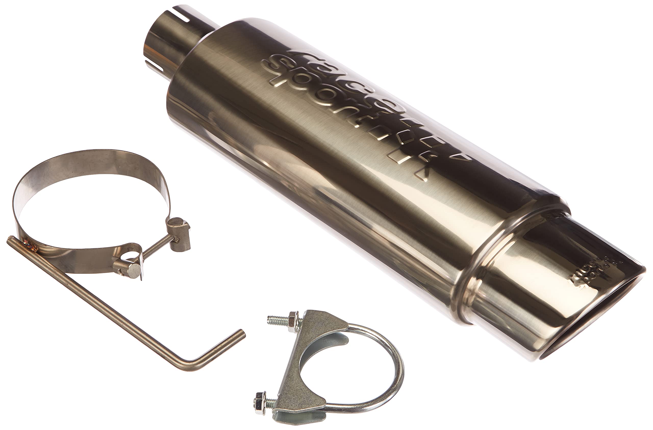 Sumex Pan8000 Stainless Steel Exhaust Terminal - 61 x 440mm Oval Shape for Car & Truck Exhaust Systems - Durable Automotive Exhaust Pipe Tip Upgrade
