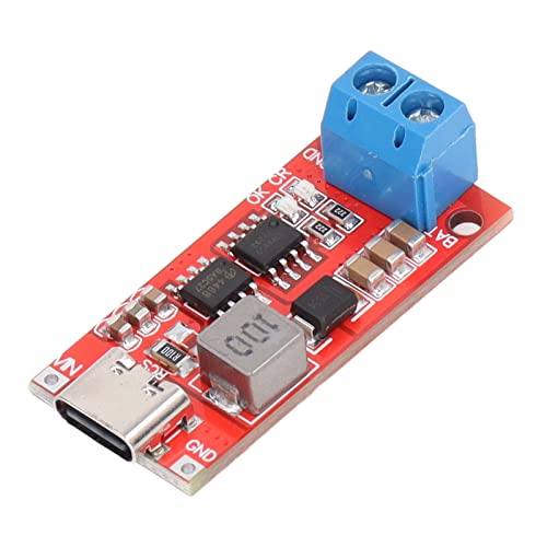 2S Type C to 8.4V Lithium Battery Charger Module - 1A Input 0.55A Charging Current - Boost Converter for DIY Electronics, RC Drones, and Portable Devices