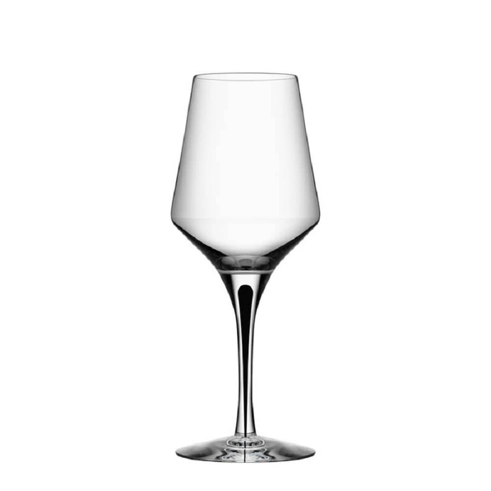 Orrefors Metropol Crystal Clear White Wine Glasses (Set of 2) - Elegant Stemware for Chardonnay, Sauvignon Blanc & Fine Dining - Perfect for Wedding Gifts, Dinner Parties & Home Entertaining