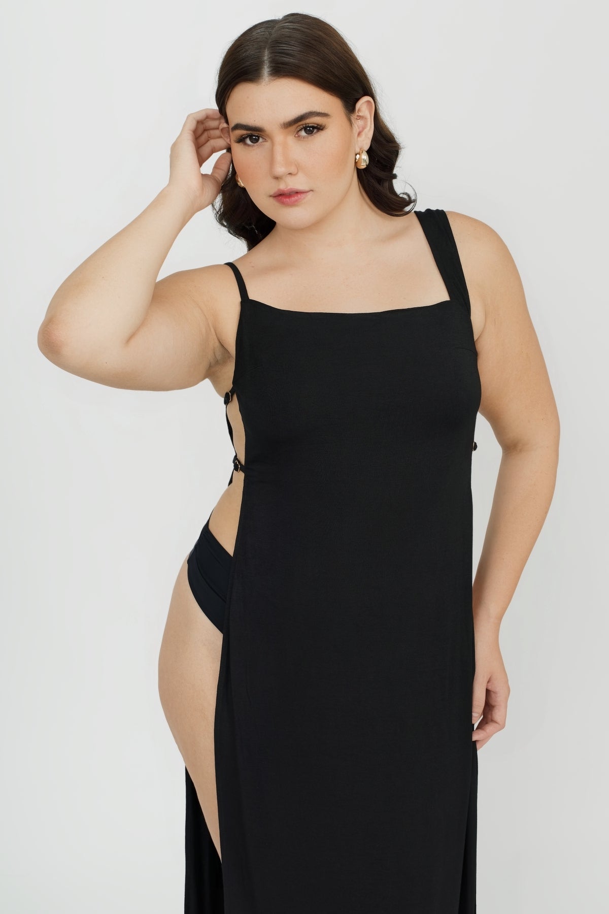 Monroe Maxi Dress for Women - Elegant Black Long Flowy Dress for Summer, Beach, Parties & Casual Wear