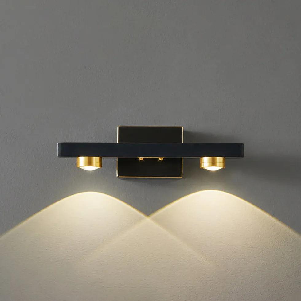Premium Multi-Arm LED Wall Sconce - Adjustable Up & Down Lighting for Bedroom, Living Room, and Hallway - Modern Luxury Home Decor