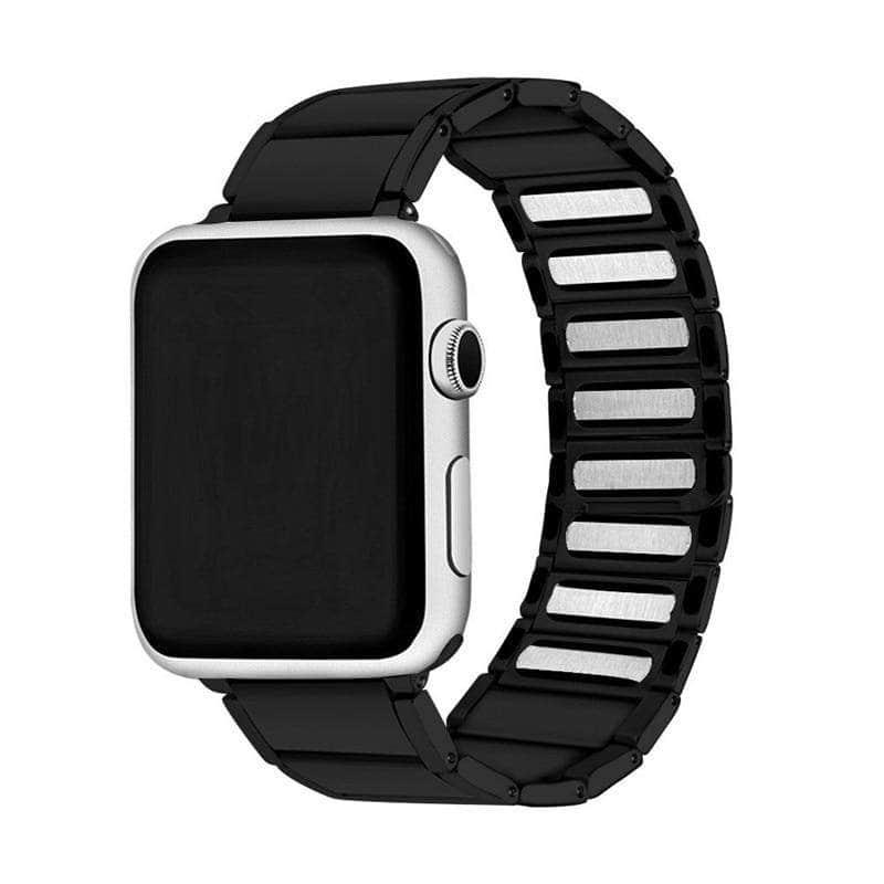 Premium Stainless Steel Magnetic Loop Strap for Apple Watch Series 2/3/4/5/6 (38mm/40mm/42mm/44mm) - Elegant & Secure Replacement Band for Workouts, Office & Everyday Wear
