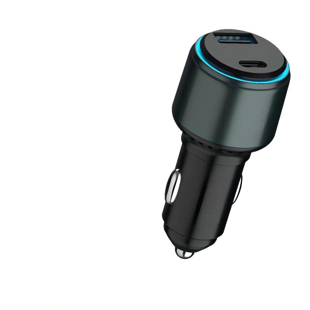 118W Dual USB C Car Charger Fast Charger for iPhone 14/13/12, Samsung S22/S21, iPad & MacBook - Perfect for Road Trips & Travel