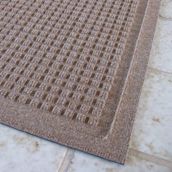 Premium American Floor Mats - Waterhog Fashion Door Mats for Home & Office - Non-Slip Navy Blue 3' x 10' Indoor/Outdoor Rug - Perfect for Entryways, Mudrooms & High Traffic Areas