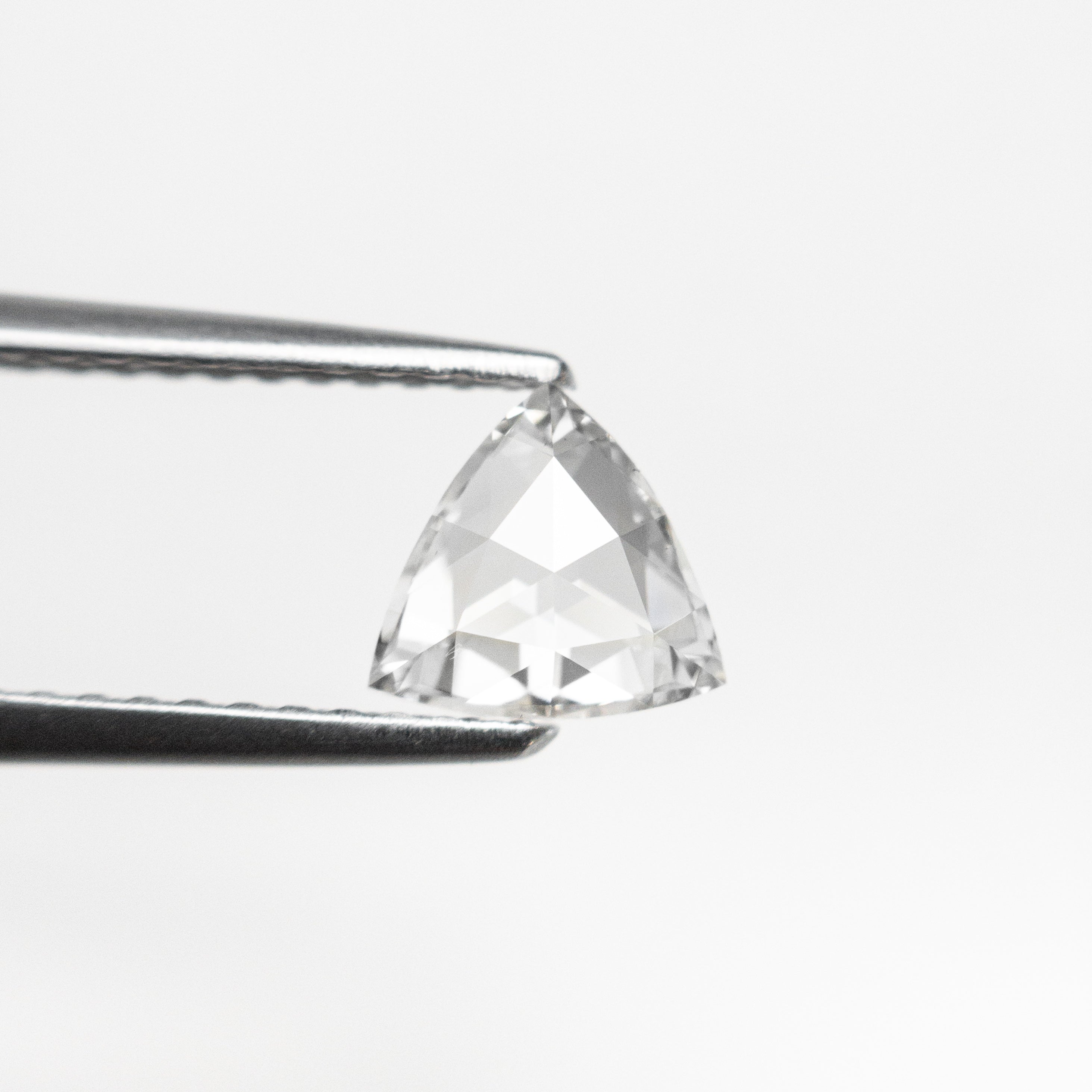 0.66ct Trillion Rose Cut Diamond (5.93x6.04x2.44mm) VS2 H Color - Ideal for Engagement Rings & Fine Jewelry Making