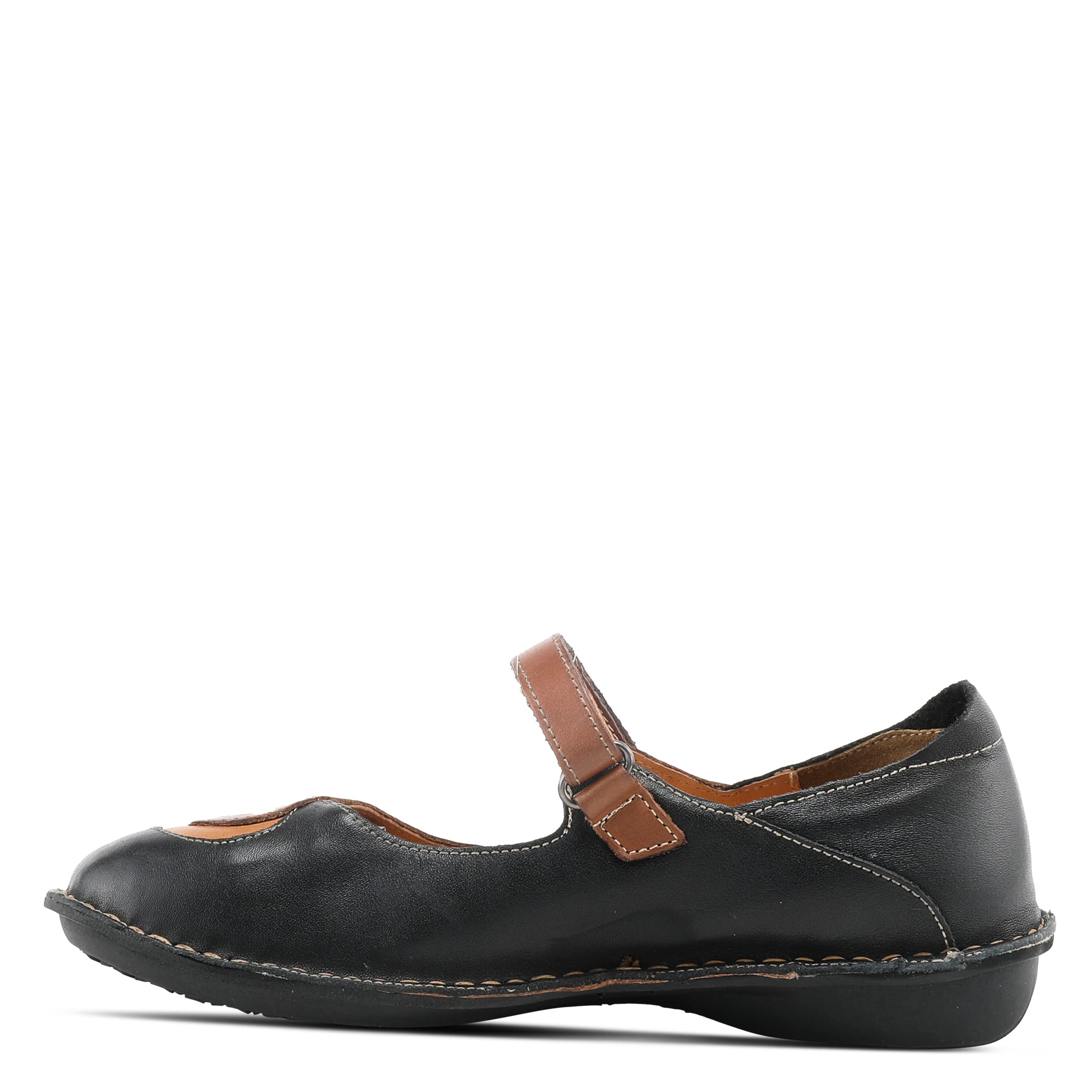 Spring Step Women's Cosmic Mary Jane Flat Shoes - Comfortable & Stylish Slip-Ons for Work, Casual & Office Wear