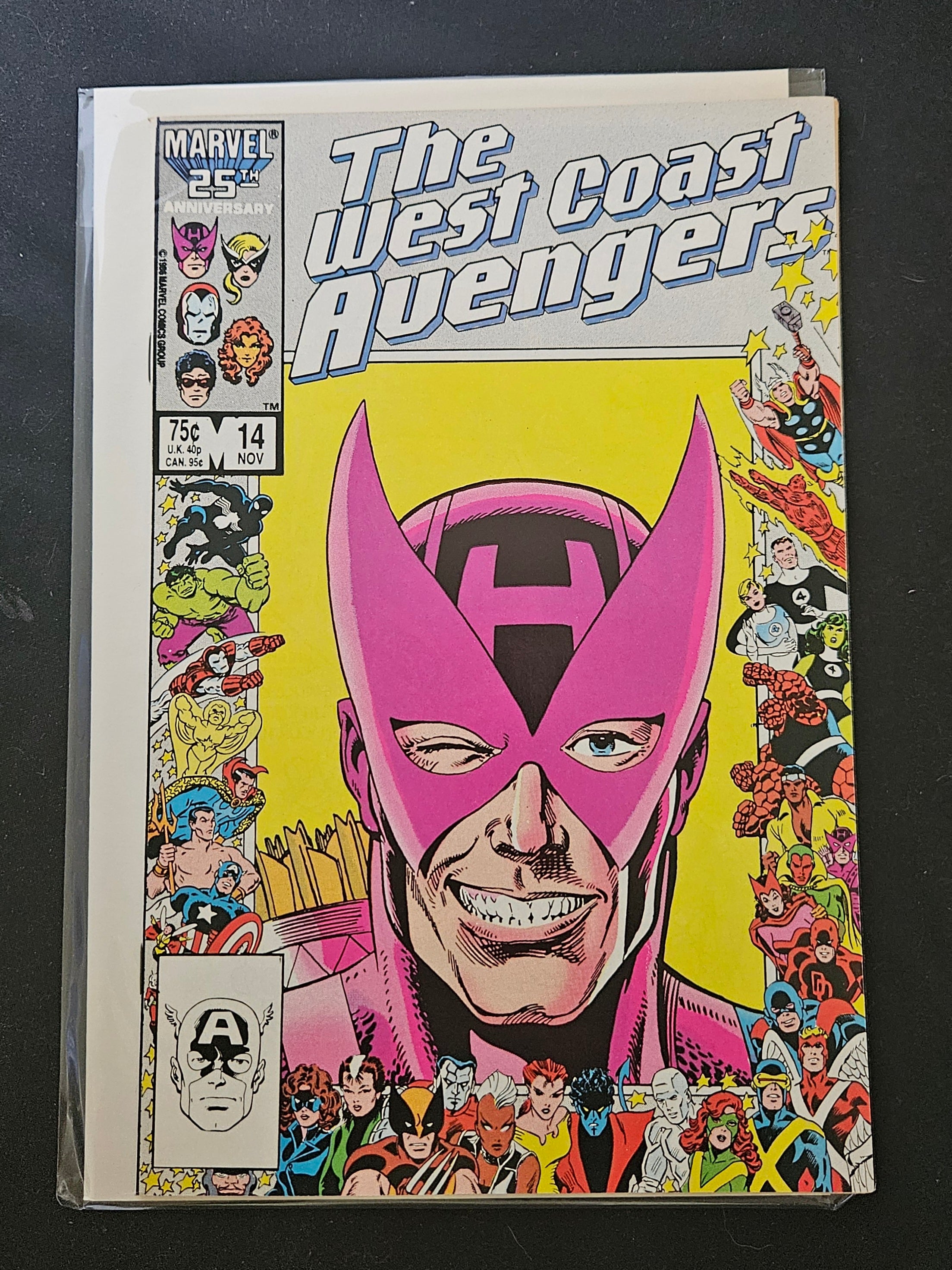 Marvel Comics: The West Coast Avengers #14 (November 1986) - Time Traveling Adventures | Vintage Comic Book Collectible for Marvel Fans & Comic Enthusiasts | Perfect for Display, Gifts & Investment
