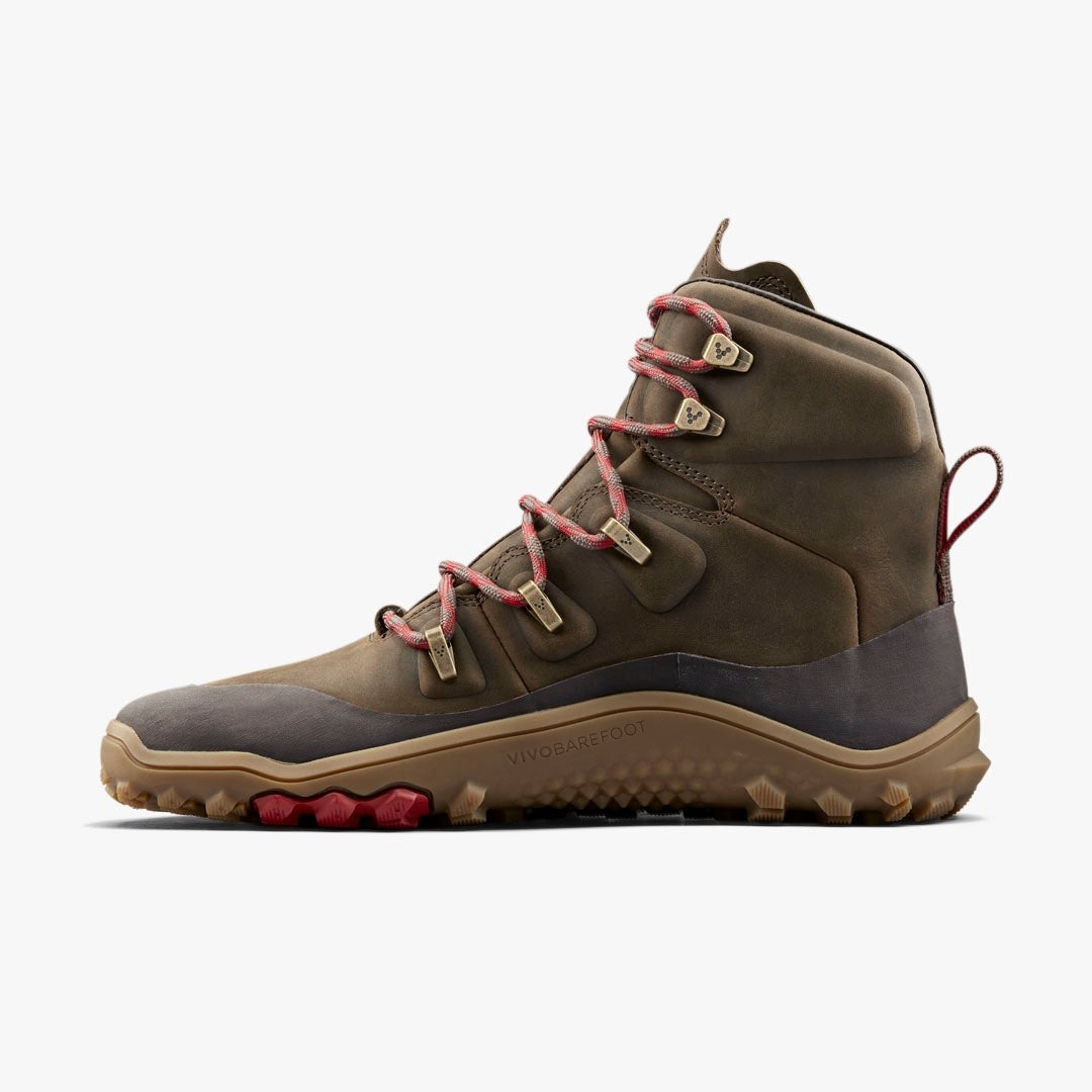 Vivobarefoot Women's Tracker Leather All-Terrain Hiking Boots - Waterproof Outdoor Shoes for Trail Running & Adventure Travel