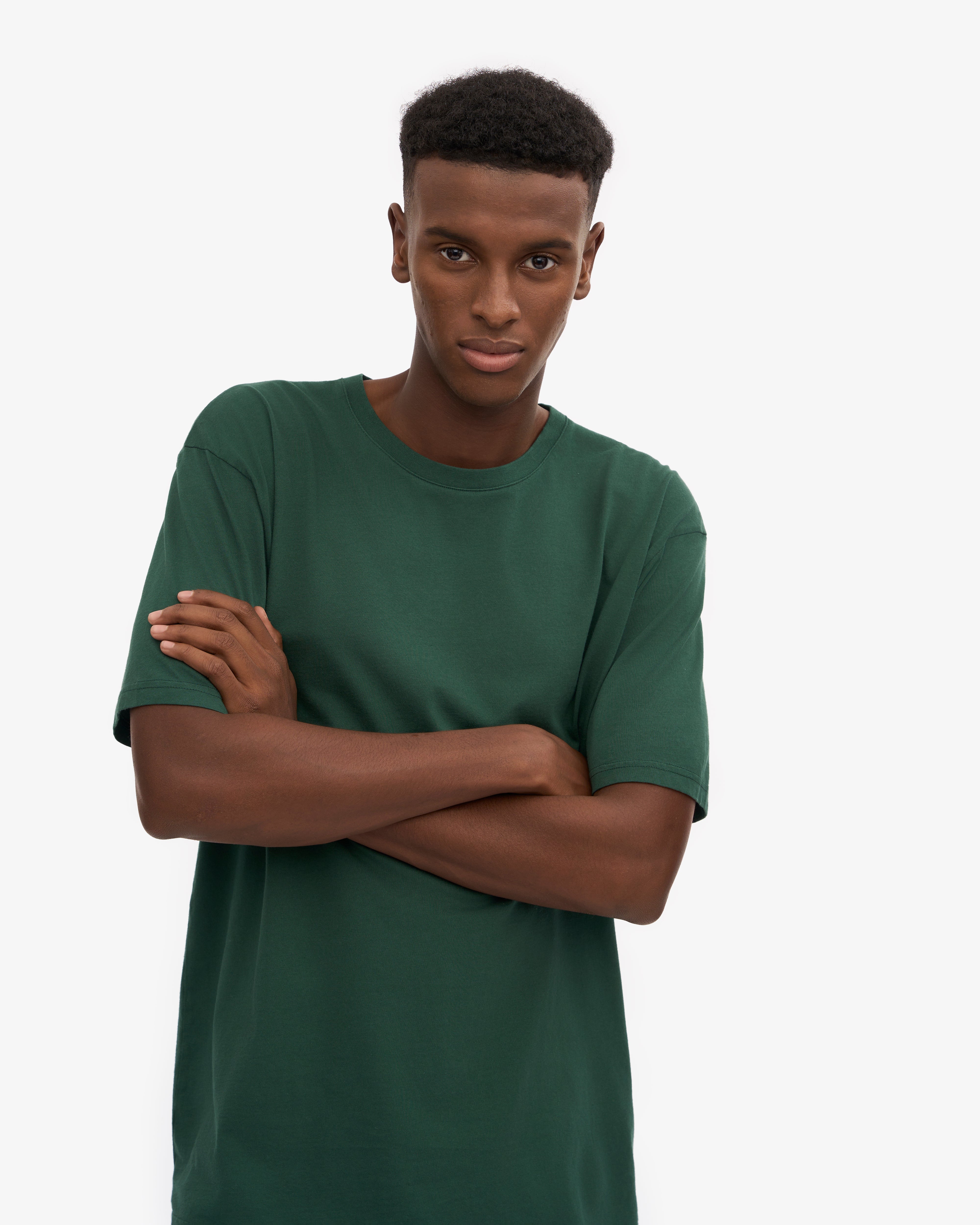 Classic Organic Cotton T-Shirt for Men & Women | Eco-Friendly Emerald Green Tee | Casual Wear, Lounge, Everyday Outfits