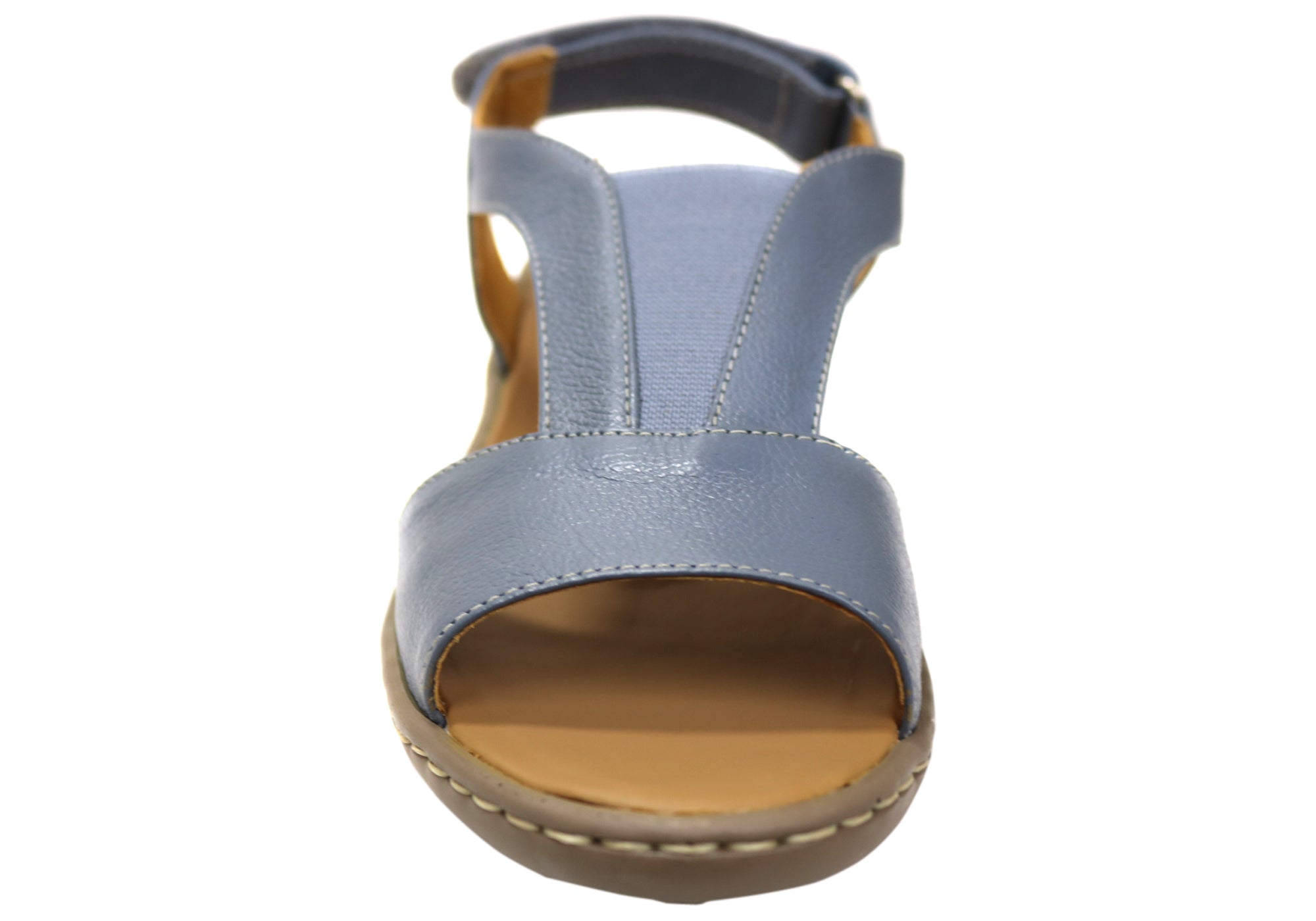 Opananken Elva Women's Comfortable Brazilian Leather Sandals - Stylish Summer Casual & Beach Walking Sandals for Women