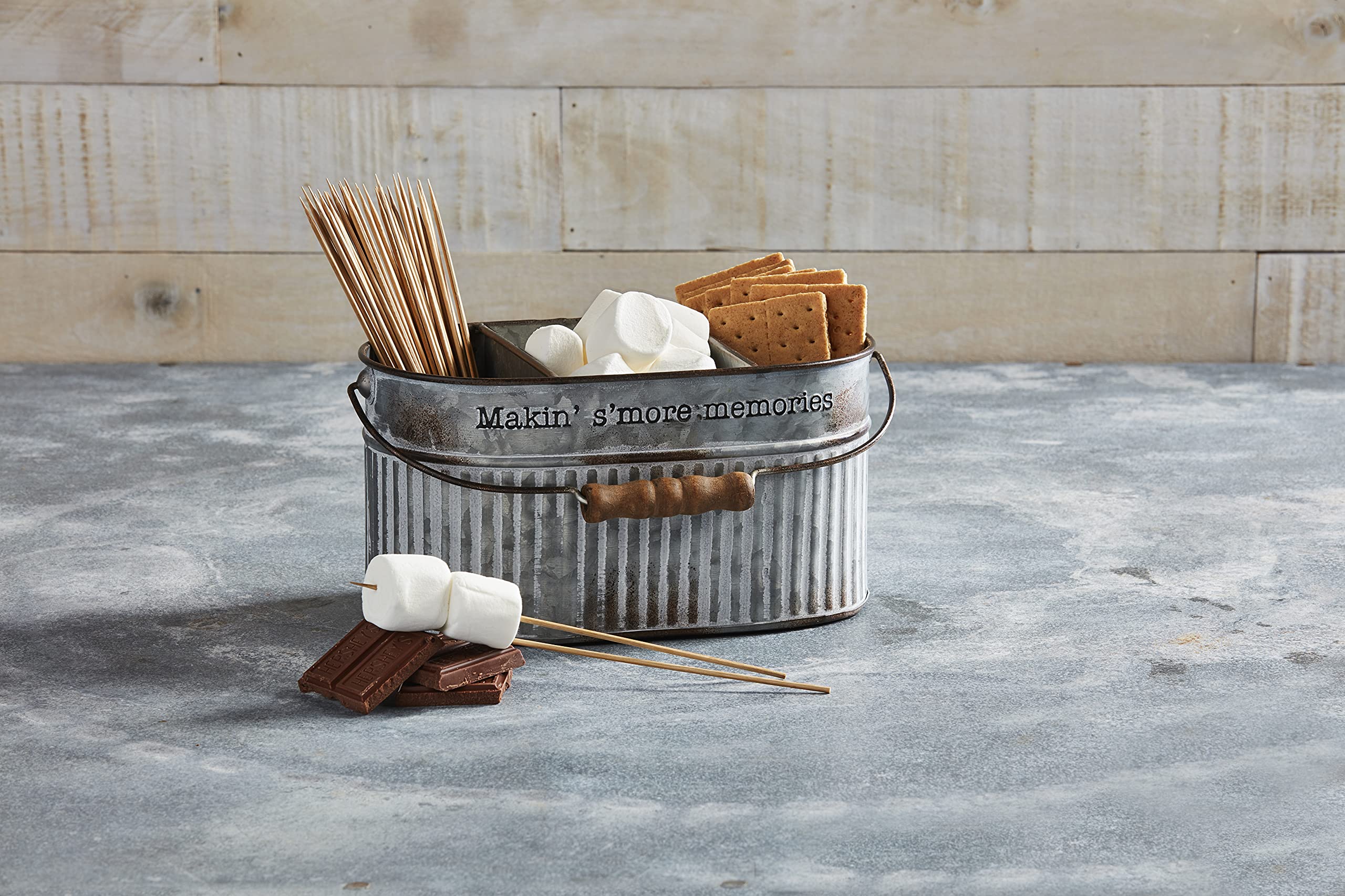 Premium Mud Pie Tin S'More Skewer Set - 5