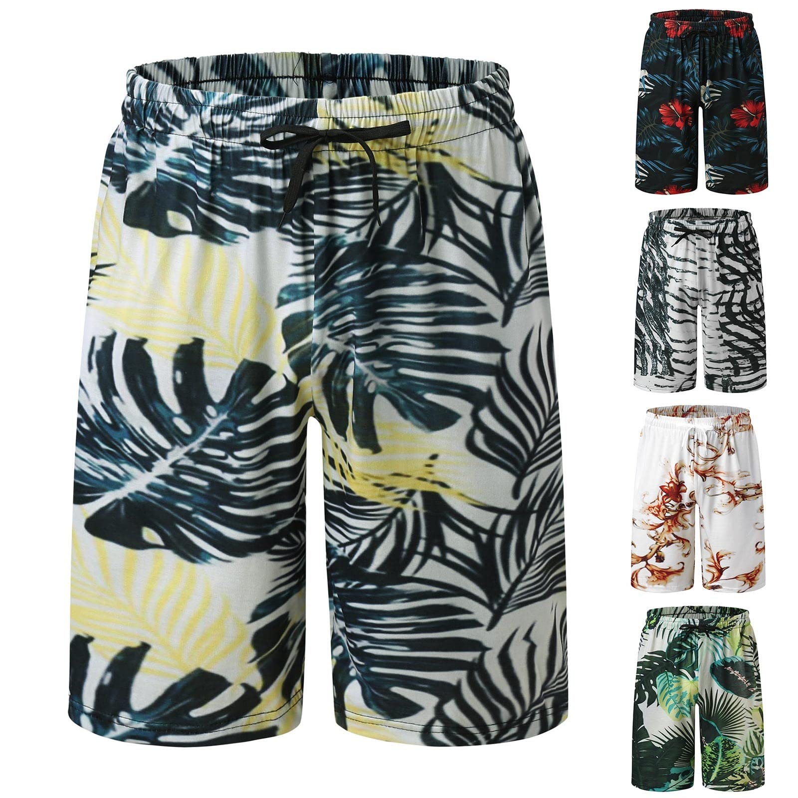 **DPPA Men's Board Shorts - Fashion Casual Gradient Color Swim Trunks with Lace-Up, Quick-Dry Beach Shorts for Swimming, Surfing, Gym & Summer Vacation**