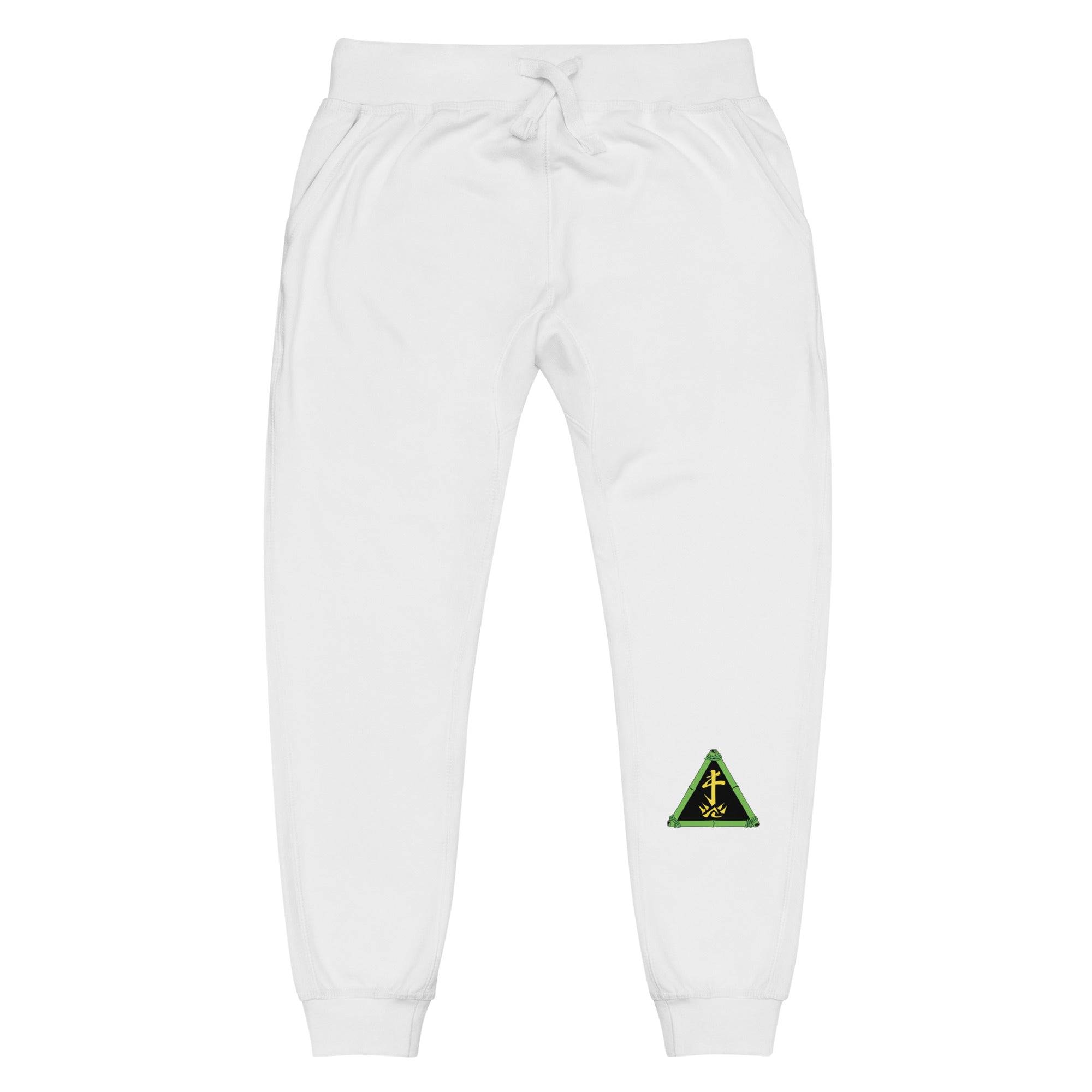 Zoo Jitsu Fighters ZJ Triangle Unisex Fleece Sweatpants - Cozy & Stylish for Workouts, Lounging & Casual Wear