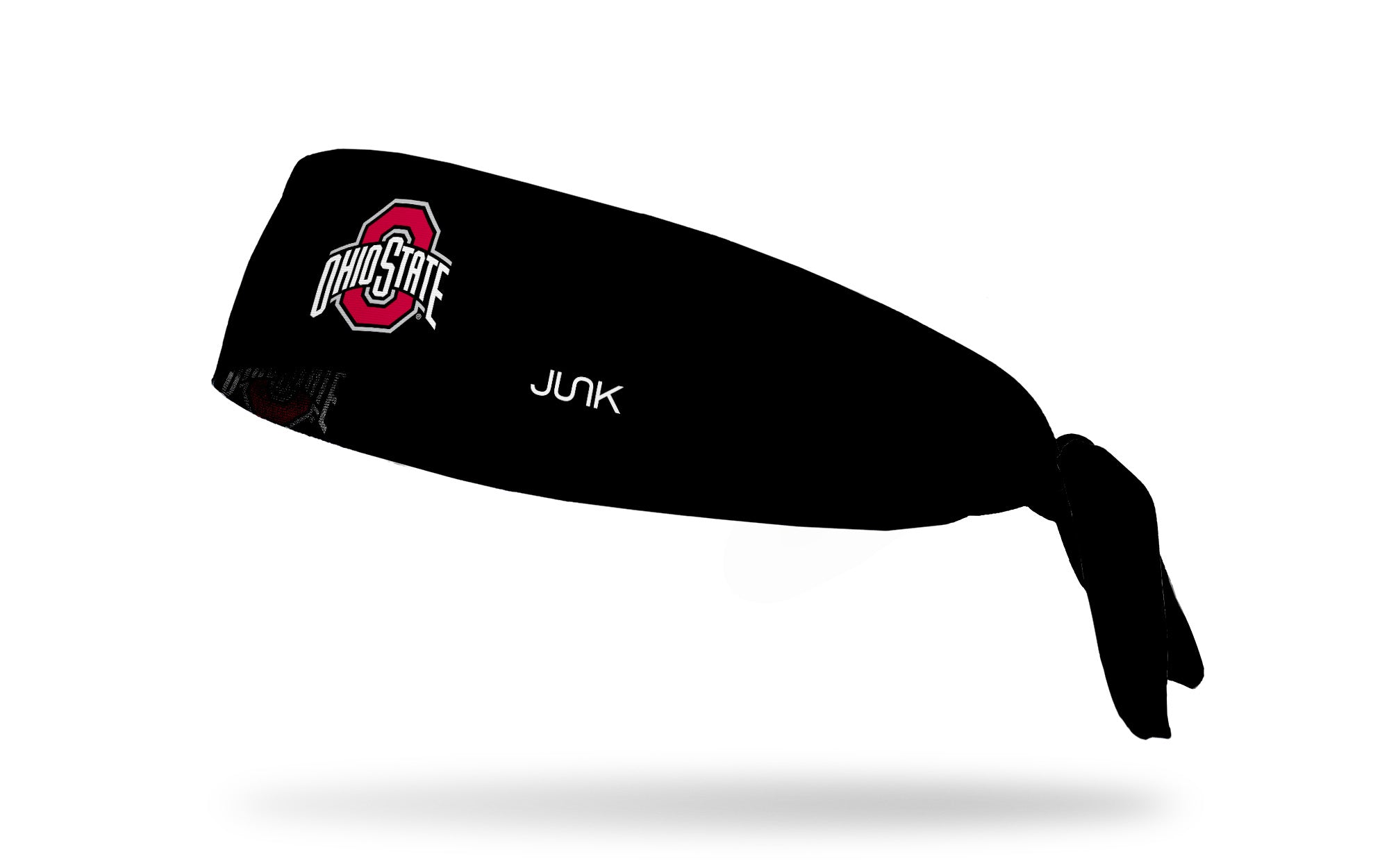 Ohio State Buckeyes Logo Black Adjustable Flex Tie Headband for Men & Women - Perfect for Sports, Workouts, and Game Day Fan Gear