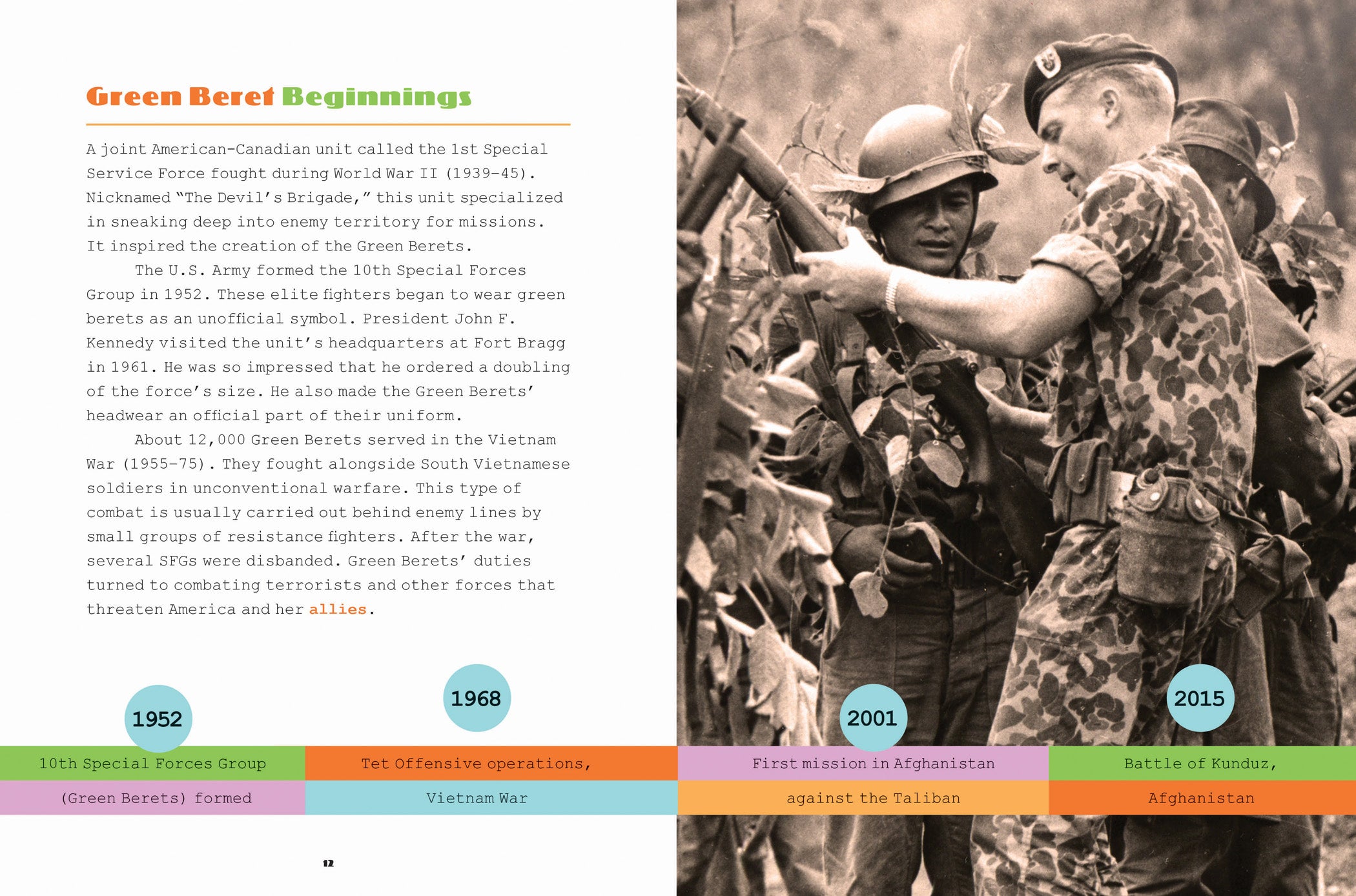 Green Berets Book 9781640263710 - US Army Special Forces History & Training Guide | Perfect for Military Enthusiasts & History Buffs
