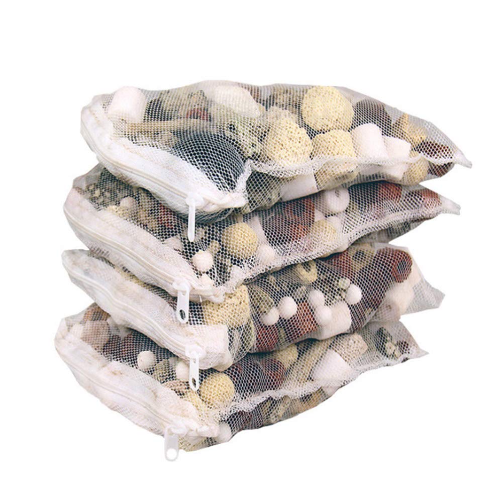 Meshin 12-in-1 Aquarium Filter Media Bio Balls - Premium Fish Tank Filter Material with Net Bag for Water Cleaning & Filtration | Ideal for Freshwater & Saltwater Aquariums, Fish Tanks & Aquatic Ecosystems