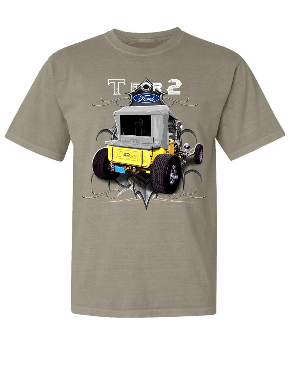 Vintage Ford Model T 1900 Classic Car T-Shirt - Retro Washed Look Short Sleeve Tee for Men & Women - Perfect for Car Enthusiasts, Auto Shows, and Casual Wear